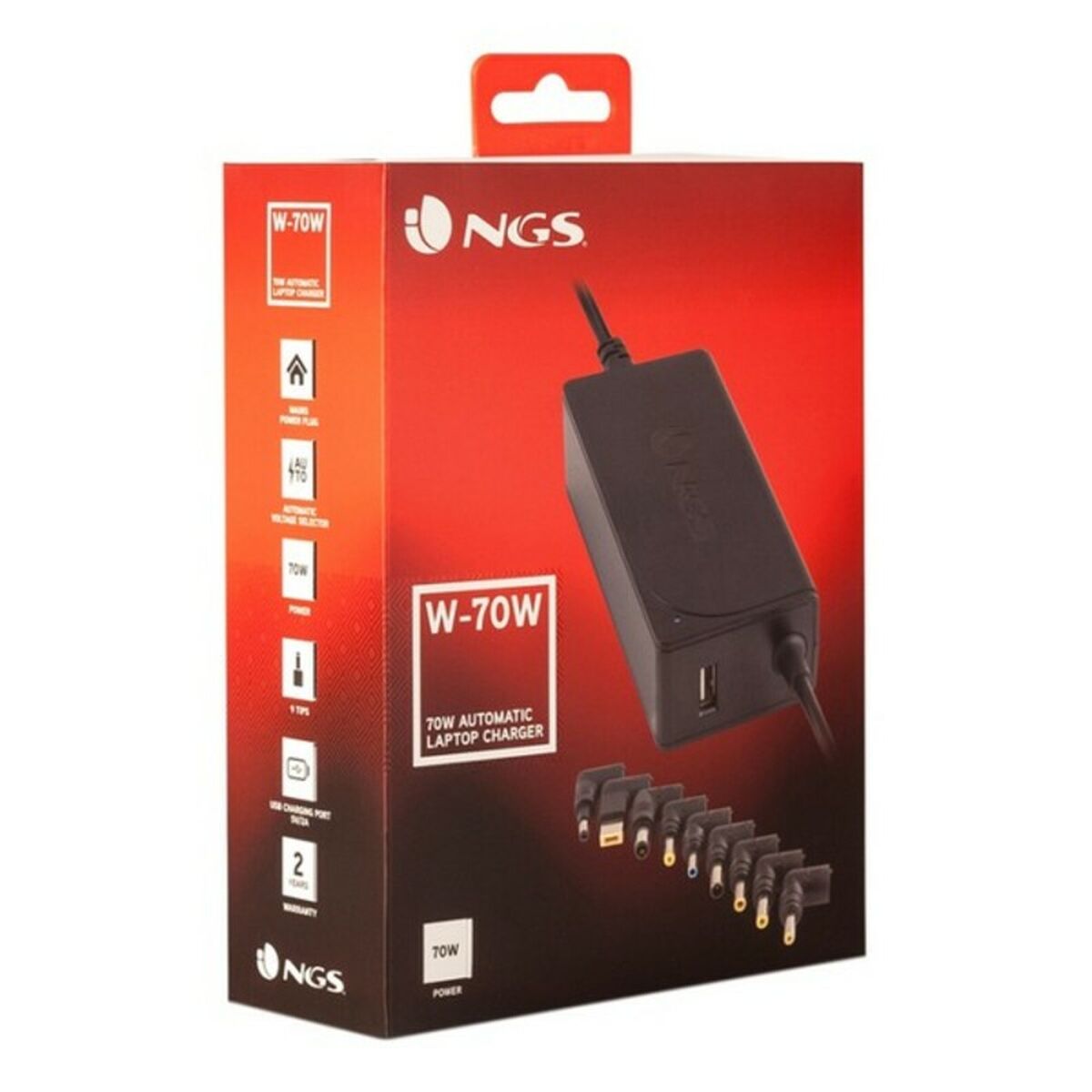 Sülearvuti Laadija NGS W-70W 70 W